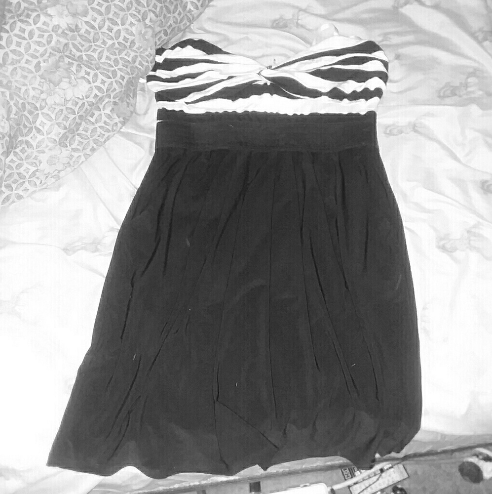 Deb casual, date night, strapless dress